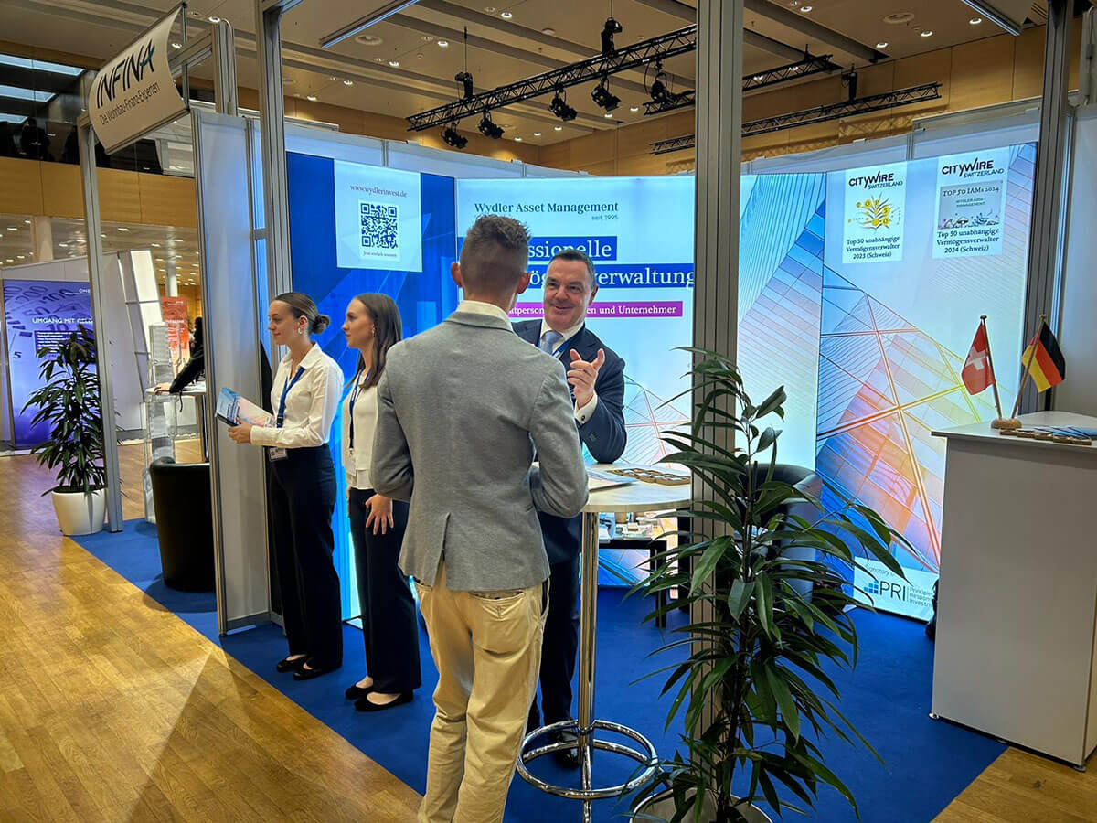 Wydler Asset Managerment - Thomas Fischer im Kundengespräch Wydler Asset Managerment - Thomas Fischer im Kundengespräch