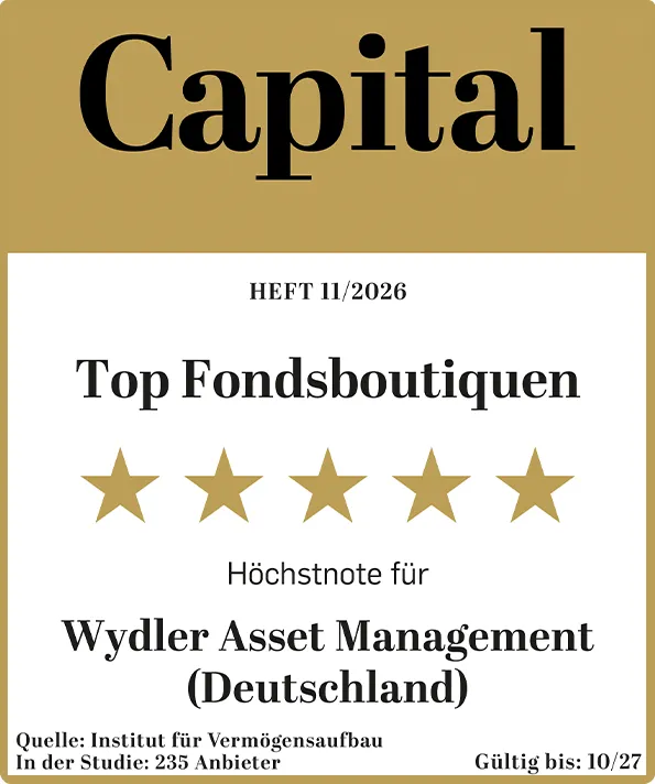 Wydler Asset Management - Capital Preis Oktober 2026